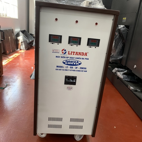 Biến Áp LiTanda 3 Pha 380V/ 220V 20KVA Dây Đồng Giao Công Ty Yamazen