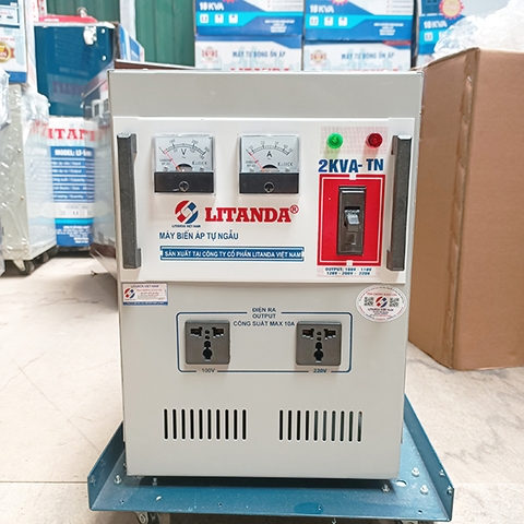 Biến Áp Tự Ngẫu Litanda 2KVA BH 4 Năm 100% Dây Đồng Chính Hãng