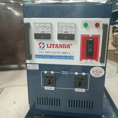 Bộ Đổi Nguồn 220VAC Sang 110VDC | Đổi Nguồn 2000VA 1 Chiều 110VDC | Made In Việt Nam.