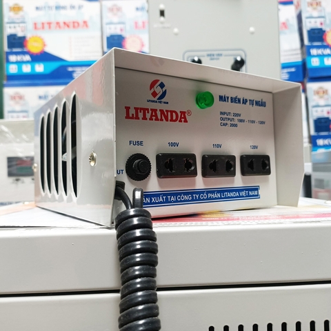 Đổi Nguồn Lioa LiTanda 2000VA 2000W 1 Pha 220V/100V/110V/120V Dây Đồng