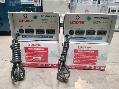 Giá Biến Áp Đổi Nguồn Litanda 220V Ra 110V Bao Nhiêu?