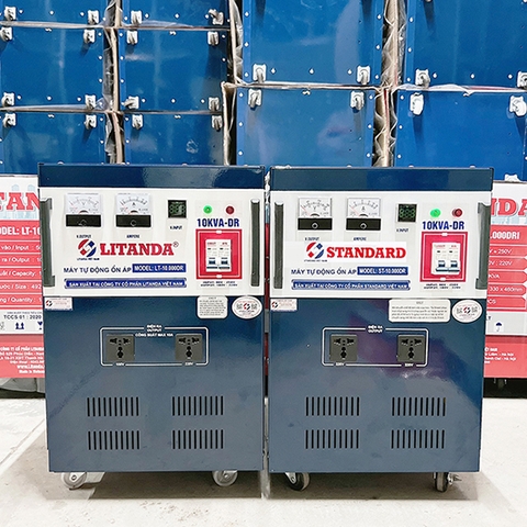 Giá Của Máy Ổn Áp Standard 10KVA Đời Mới 2023 Dây Đồng 100%