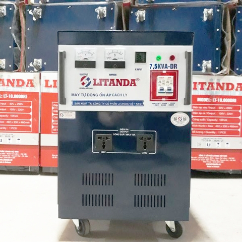 Giá Ổn Áp Cách Ly 7.5KVA 7,5KW 7500VA Đời Mới Dây Đồng 100%