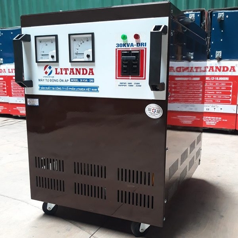 Ổn áp Standa 30KVA ST (150V-250V) 100% Dây Đồng Đổi Tên Litanda 30KVA