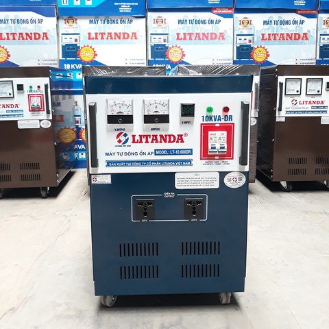 Ổn Áp Litanda 10KVA Dải 90V~250V 100% Dây Đồng Thế Hệ Mới 2023