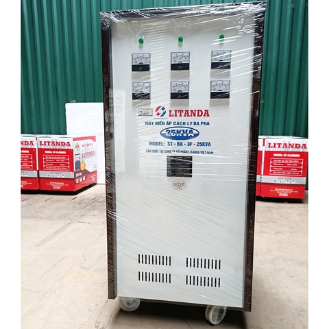 Máy Biến Áp Cách Ly 25KVA 3 Pha 25KW 100% Dây Đồng Giá Bao Nhiêu Tiền