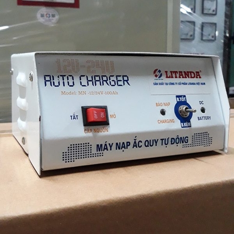 Máy Nạp Ắc Quy Litanda 12V/ 24V Giá Tốt, Hàng Chuẩn Chính Hãng