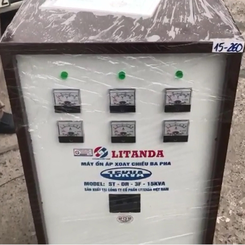 Máy Ổn Áp Litanda 15KVA 3 Pha Dải 260V Giao Đến Khách Hàng Tại Hải Dương