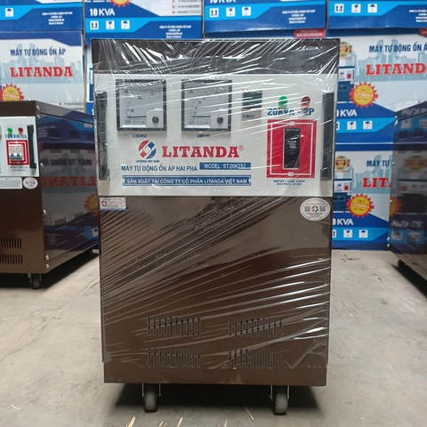 Ổn Áp 2 Pha Lửa 20KVA LiTanda Giải Pháp Khắc Phục Điện Yếu, Xa Trạm