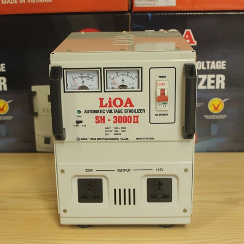 Ổn Áp 3Kg Lioa 3KVA 3KW 3000W Giá Bao Nhiêu Tiền Model SH DRI DRII