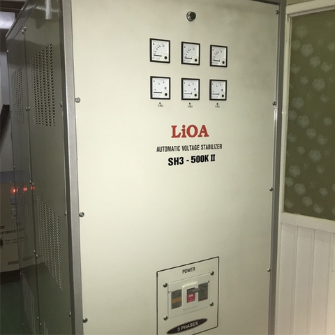 ỔN ÁP LIOA 500KVA 3 PHA 500KW SH3-500K II MỚI 2021 MUA Ở ĐÂU GIÁ TỐT