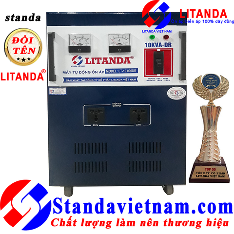 Ổn áp Litanda 10KVA dải 90V - 250V Chính Hãng Dây Đồng Giá Tại Kho!