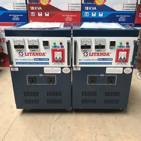 Ổn Áp Litanda 10KVA-DRI Dải 50V-250V Model 2024