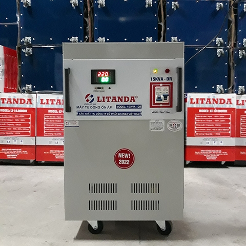 Ổn Áp Litanda 15KVA Dải 90V ~ 250V Dây Đồng 100% Đời Mới Chính Hãng 2023