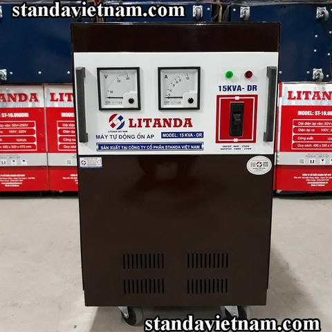 Ổn Áp Litanda 15KVA Dải 90V-250V DR NEW 2020 Dây Đồng 100% Chính Hãng