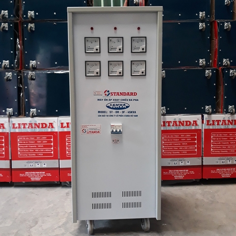 Ổn Áp Standa 45KVA 3 Pha Dải 160-430V Model 2018 Có Gì Đặc Biệt