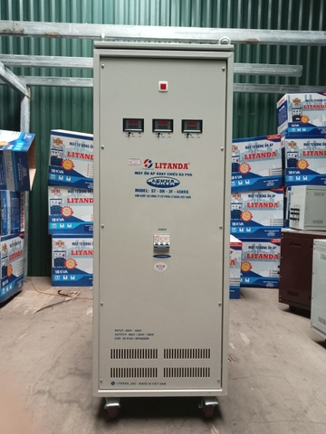 Ổn Áp Standard 45KVA 3 Pha Dải 260V Chính Hãng BH 4 Năm Giá Rẻ 2023