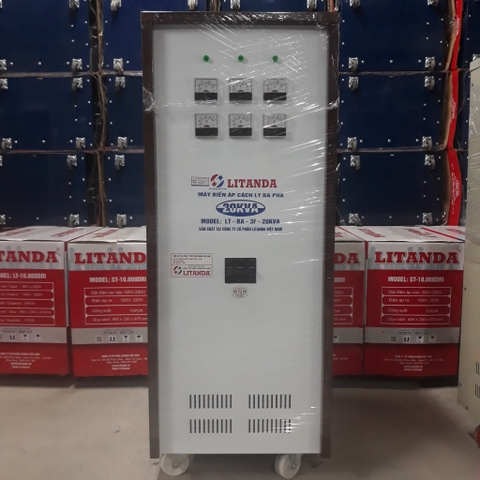 Biến Áp Cách Ly 20KVA 3 Pha Litanda 100% Dây Đồng Chính Hãng Giá