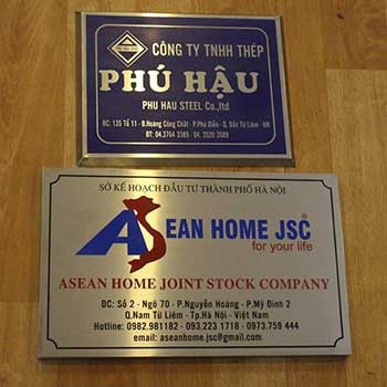 Các loại biển hiệu công ty tại Hà Nội phù hợp với doanh nghiệp của bạn