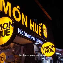 Làm biển cửa hàng ăn uống tại Hà Nội