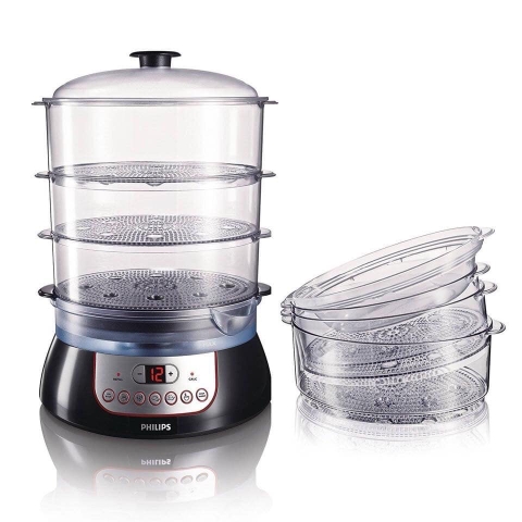 NỒI HẤP 3 TẦNG PHILIPS HD9140/91