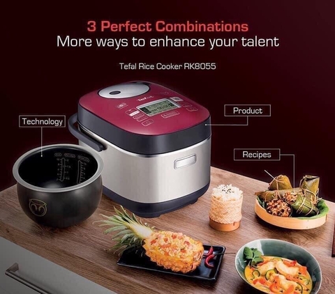 NỒI CƠM ĐIỆN CAO TẦN TEFAL RK8055
