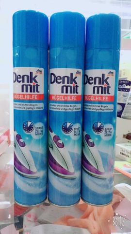 Bình xịt thơm chống nhăn khi là quần áo Denkmit