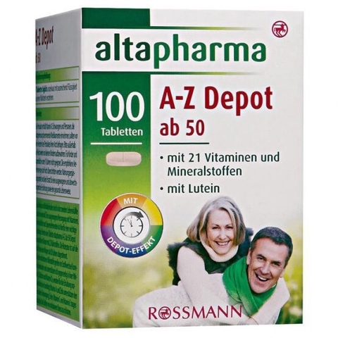 Vitamin tổng hợp A-Z Depot cho người từ 50 tuổi