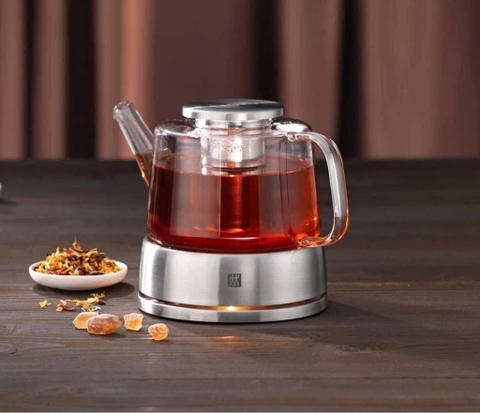 🇩🇪 Ấm pha trà kèm đế hâm nóng ZWILLING Sorrento 0,8L