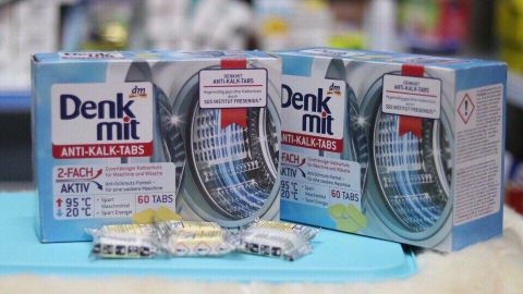 Viên vệ sinh tẩy rửa dành cho máy giặt Denkmit
