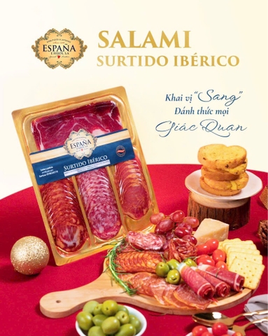 SET MIX SALAMI & THỊT HEO MUỐI THÁI LÁT ESPANA | Hàng xách tay giá gốc