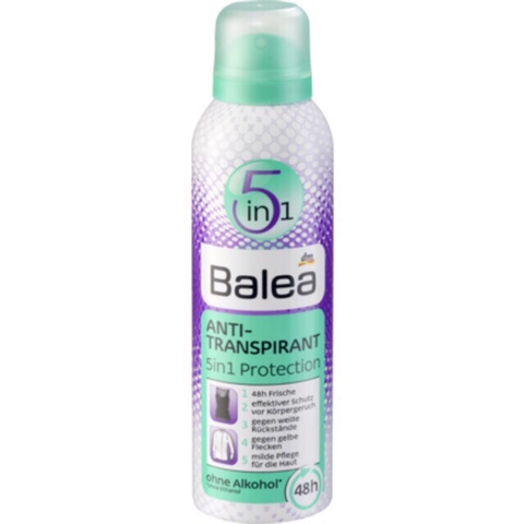 Xịt khử mùi cơ thể Balea 5in1