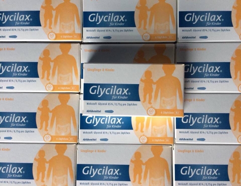 Viên đặt đặc trị táo bón ở trẻ em Glycilax