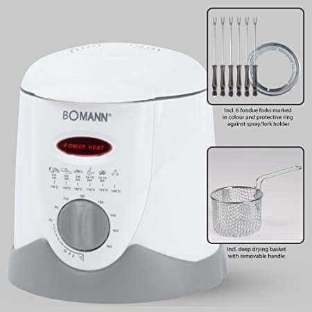 NỒI CHIÊN NGẬP DẦU BOMANN MINI 2in1