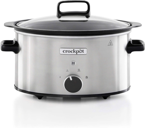 NỒI NẤU CHẬM CROCKPOT 3,5L MẦU BẠC