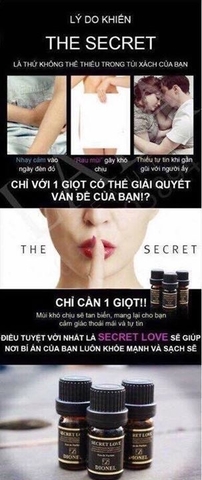 Nước hoa vùng kín Secret Dionel Love