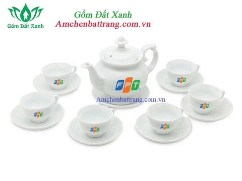 Những vị trí in logo đẹp nhất trên bộ ấm trà