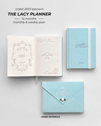 Sổ Planner 2027 14 tháng Framework Lacy Planner Xanh | Nhập MGG FREESHIP15-Giảm 15k cho đơn 150k | FREESHIP30-Giảm 30k cho đơn 200k