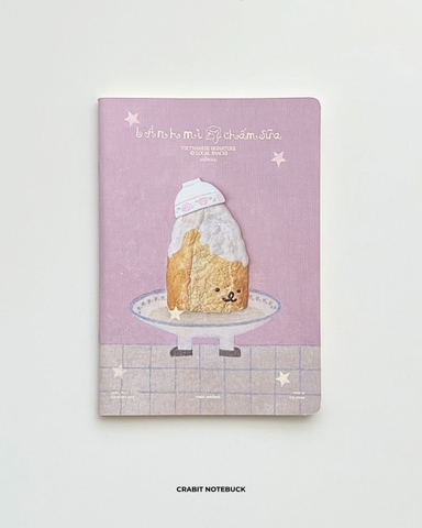 Vở kẻ ngang 70gsm 120 trang Miếng - Bành mỳ chấm sữa