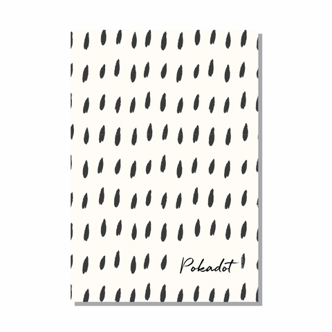 Vở kẻ ngang Pokadot Phẩy đen - 80 trang