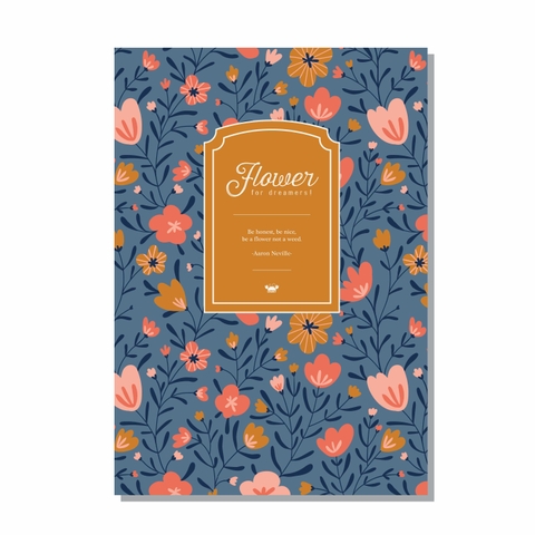 Vở kẻ ngang Flower Hoa đỏ - 120 trang