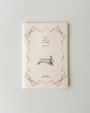Vở grid caro 80gsm 100 trang The Reverie Diary - Thỏ Nơ Hồng