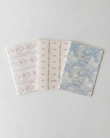 Combo 3 Vở kẻ ngang 80gsm 80 trang The Reverie Diary