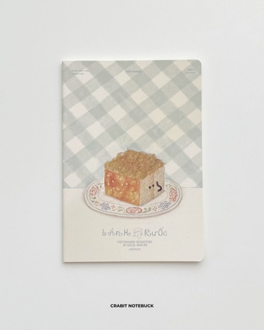Vở kẻ ngang 70gsm 80 trang Miếng - Bánh ruốc