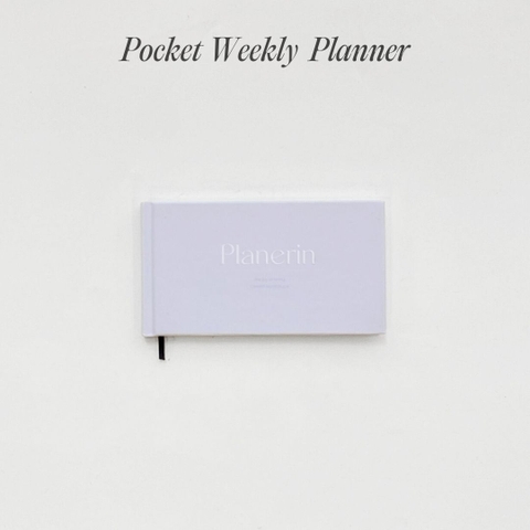 Sổ lịch Planner 2025 - Pocket Weekly Plan - 6 Months