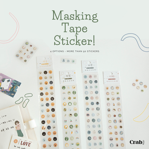 Masking tape - Dải sticker trang trí