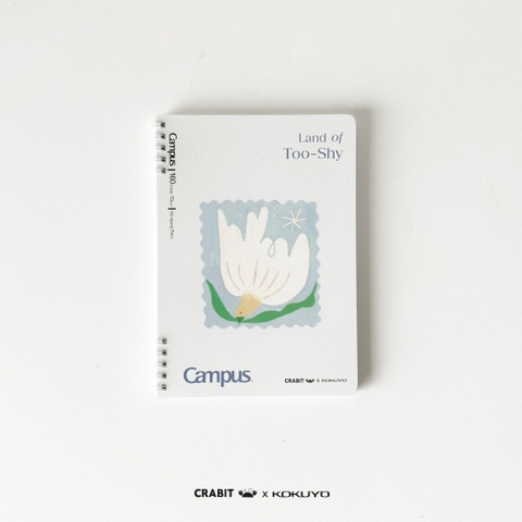 Sổ lò xo A5 kẻ ngang 160 trang Bird - Crabit x Kokuyo - Land of Too-Shy