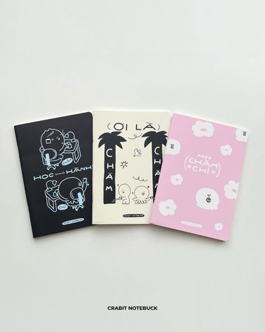 Combo 3 Vở kẻ ngang 100 trang 80gsm Chăm chỉ