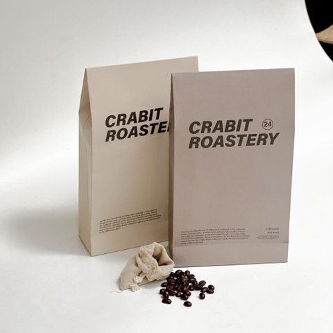 Túi quà tặng đặc biệt Crabit Coffee Beans Packaging tặng kèm hạt cà phê thơm