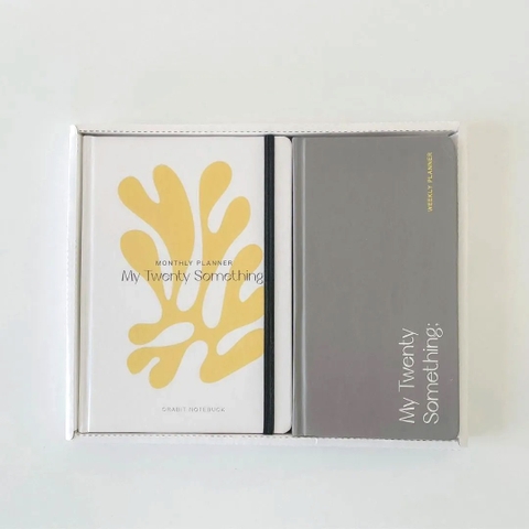 Sổ lịch Planner 2023 lên kế hoạch 12 tháng - Màu vàng